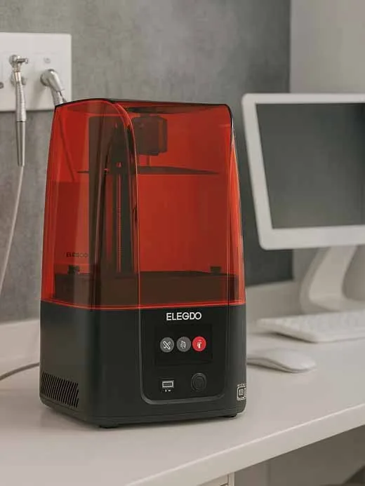 Impressora 3D utilizada na clínica